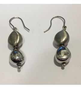 Zilver oorhangers bol mat/glans - 2081688