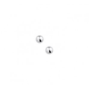 Zilveren oorknop RH bol 5 mm - 3181639