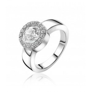 ZINZI ziv. wisselring met zirkonia mt. 58 - 3190221