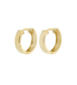 Goud klap-creolen "Elza" 12.5x3 mm - 3210503