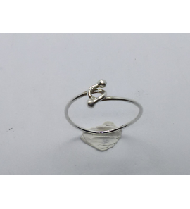 Zilver dames ring "knoop" mt.16¼ - 3221177