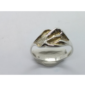 Zilver dames ring fantasie mt. 17¢ - 3221216
