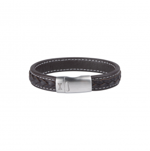 Aze Juwels armband Retro Wave Brown 21 cm - 3221405