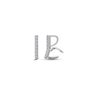 MY iMenso Creoli Carezza pendant Zirconi for M&L stones (925/rhod-plated) - 479