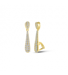 MY iMenso Carezza pendant Sphérique Zirconi for M&L stones (925/1Mgold-plated) - 3230092