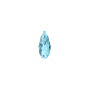 MY iMenso Carezza Briolette single stone "Brillante crystal" "Aquamarine" 17mm - 3240694