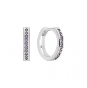 KLAPOORRINGEN 12MM - ZILVER - PAARS- CZ - 3240863