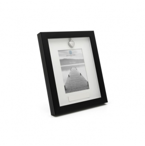 Memory fotolijst met ashouder 10x15cm passepartout zwart - 3241072