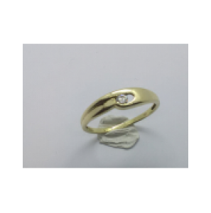 Goud dames ring zirkonia - 3241161