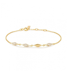 ANIA HAIE DUSK DIVAS - ZILVER / 14KT GP - ZIRKONIA - 3242609